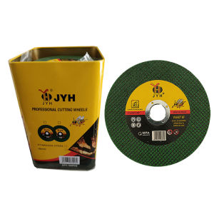 ใบตัดเหล็ก 4นิ้ว 100ใบ ตัดสแตนเลส ชั้นใบตัดบาง ใบตัดเหล็กและสแตนเลส คม กริบ ไร้เทียมทาน สีเขียว กล่องเหลือง Metal Cutting Disc Angle Grinder Stainless Steel