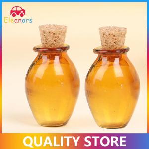 [Eleanor] 2 chiếc lọ thủy tinh thu nhỏ màu Nhà búp bê 1:12 chai nút chai mô hình lọ nhỏ