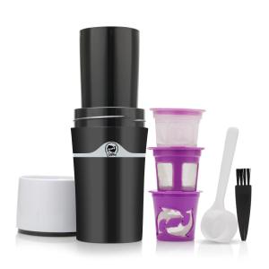 【i Cafilas】[HDC] Portable Iced Coffee K Cup Drip Coffee Maker Water Bottle 2-3 Cup Handmade