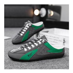 mens shoes trendy all-match casual shoes lazy one-pedal board Shoes sandals Fashionable and breathable casual shoes