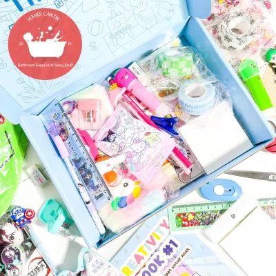 Paket Souvernir Mewah CENTLE suvernir hampers anak ulang tahun sekolah Hardbox giftbox kado unik lucu hadiah birthday pastel cute paket lengkap