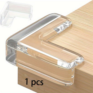 Baby Safety Table Corner Protector Protective Pad Corner Protector Furniture Table Corner Protector Corner and Edge Safety Crash Pad Transparent Protection for Table Corner Furniture Sharp Corner (L-Shaped)