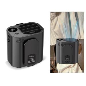 Di động có thể sạc lại Wearable tiếng ồn thấp eo fan đối với đi bộ đường dài sử dụng không cánh điện treo cổ Fan làm mát tiện ích