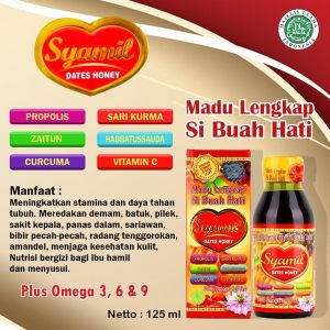 Madu Anak Syamil Dates Honey Madu Lengkap Si Buah Hati 125 ml Bantu Cerdaskan Otak /Nafsu Makan Anak