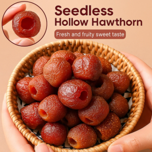 Seedless Hollow Hawthorn Dried Fruit Health Snacks Fresh Ready-To-Eat Nonnuclear Preserved Fruit Dessert