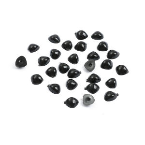 50-300pcs màu đen nhựa an toàn mắt Nhựa Acrylic nhiều màu tam giác động vật mũi may hạt cho Panda Teddy gấu Búp bê thủ công tự làm trẻ em Đồ chơi trẻ em mũi phụ kiện