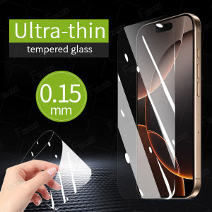 0.1mm 0.15mm Tempered Glass For iPhone 16 15 14 13 12 11 Pro XS Max X XR 8 7 6 6s Plus SE 2020 Anti-scratch HD Ultrathin Anti-drop Screen Protector