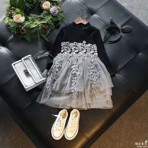 GAUN ANAK IMPORT 7-10 th TK478