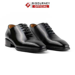 Giày Da Cao Cấp Oxford Wholecut SIGOURNEY Đế Phíp Gỗ Lót Da Mộc SCC-10 Bảo Hành 18 Tháng
