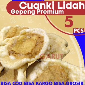 cuanki LIDAH BULAT GEPENG isi 5pcs by GG