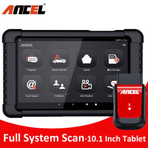 【for Proton+for Perodua+All Cars】ANCEL X7 OE-Level Bluetooth Obd2 Scanner Car Scanner Odb2 Car Diagnostic Tool Obd Car Diagnostic Scanner With Hot Reset Functions/ECU Coding/Bi-directional Control/Key Programming ABS/Oil/EPB/DPF/BMS/IMMO Reset Relearn