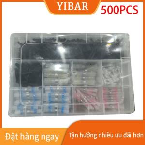 YIBAR 800PCS Hàn con dấu dây kết nối Kit nhiệt thu nhỏ mông dây điện thiết bị đầu cuối