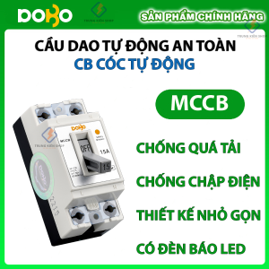 [HÀNG CHÍNH HÃNG]  Cầu Dao Tự Động (CB khối aptomat cóc - Không chống giật) DOBO Hàn Quốc siêu nhạy chống quá tải - Siêu nhạy - Bảo vệ quá tải - Bảo Hành Chính Hãng 12 tháng