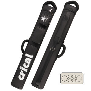 CRICAL Cue Case Bag 2Butts 4Shafts Hard 2x4 Pool Case 86cm Length Oxford Cloth Billiard Stick Carrying Case Billiard Accessories