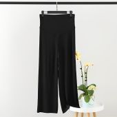 PANDA HOUSE Women Maternity Palazzo Soft Pants Pregnancy Ice Silk Adjustable Pants Plus Size Seluar Mengandung Muslimah Barang Baby