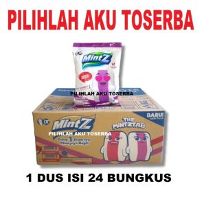 Mintz Permen Chewy GRAPEMINT - ( HARGA 1 DUS ISI 24 bungkus )