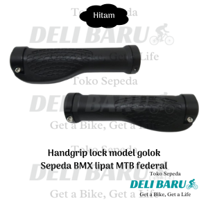 Hand grip hanpad hamfat sarung stang sepeda double lock model golok