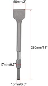 Hex 17 Mata Bobok Pahat Tembok Beton HEX 17 280 MM MODEL GEPENG LEBAR 50 MM