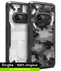 Ringke Fusion-X เข้ากันได้กับ [Nothing Phone (3a)] เคสฝาหลังใส แข็ง ด้านหลังแบบนิ่ม ยืดหยุ่นได้ กันชน TPU กันรอยขีดข่วน ทนทาน กันกระแทก เคสโทรศัพท์ป้องกันแบบทนทาน