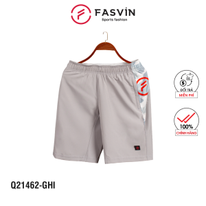 Quần đùi nam thể thao Fasvin Q21462.HN vải dù gió trơn mát co giãn thích hợp thể thao hay mặc nhà