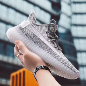Naimo 2022 New Summer Mens Shoes Breathable Thin Flying Woven Mesh Coconut Shoes Mens Korean Version of All-match Sports Casual Trendy Shoes