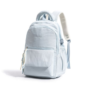 AE Waterproof nylon backpack for junior high school students womens casual commuter bag student backpack travel backpack