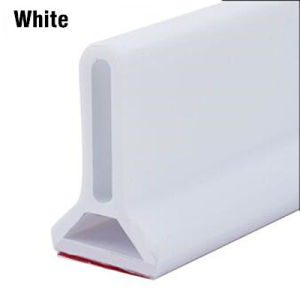 《Lowest Price + Factory Direct Sales》Shower Door Dam Water Stopper Collapsible Shower Threshold Water Barrier Waterproof Strip for Bathroom Kitchen (height 3.0cmLength 0.5/1.2/1.5/1.8/2/2.5/3m)