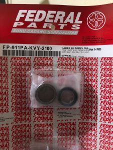 BEARING PULLY SET FEDERAL VARIO / BEAT KARBU / SCOOPY SPACY FP-911PA-KVY-2100 ORIGINAL FEDERAL