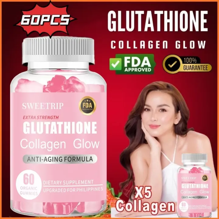 is glutathione collagen glow fda approved Glutathione Collagen Glow Capsules Collagen Anti-aging Skin Formula 60  Tablets