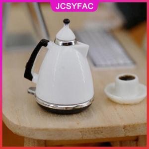 JCSYFAC Mini Dollhouse Ấm đun nước nồi thu nhỏ nhà bếp Ấm đun nước đồ chơi nồi Búp bê trang trí