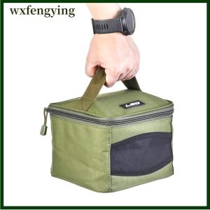 wxfengying Cá chép câu cá cuộn túi được sử dụng cho hộp kiểu câu cá Reel Túi xách tay thiết bị câu cá lưu trữ hộp và bảo vệ bao gồm