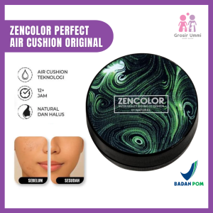 ZENCOLOR BB Air Cushion Cream - Matte Finish - Original BPOM - Moisturizing Foundation