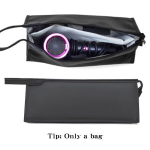 Hair Dryer Storage Bag Hair Curler Organizer Dustproof&Waterproof PU Leather Hair Dryer Organizer Travel Pouch