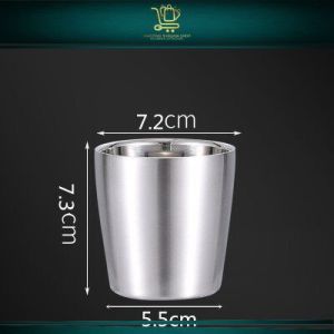 Boxera Cawan Keluli Tahan Karat Dua Lapis Stainless Steel Cup Double Wall Insulated Coffee Mug Tea Cup Wine Beer Tumbler Anti Rust Durable Metal Drinking Glass Home Office Kitchen Cafe Accessories Gear Set 不锈钢双层隔热水杯 ABS