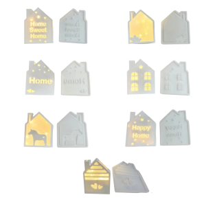 Sturdy And Easy Release Silicone Mold Perfect For Creating Delicate House Light Decorations For Various Occasions