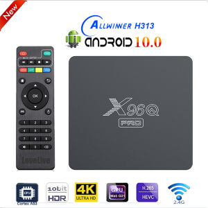 New X96Q PRO Android 10.0 TV Box Allwinner H313 Quad Core 4K HD 1080P 2.4G WiFi 1GB 8GB 2GB 16GB Smart Media Player X96 Series Hot Sell Set Top Box