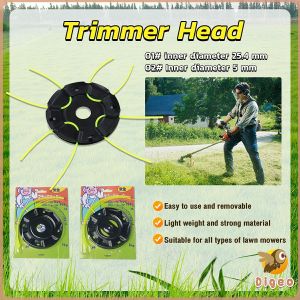 Digeo 120mm Grass Cutter String Trimmer Head with 4 Nylon Lines Mower Accessories