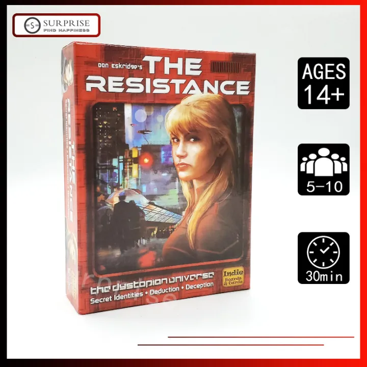 Ready Stock】Classic Board Game The Resistance: Avalon Board Game