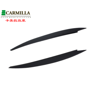2PCs Car Headlight Trim Cover Sticker for Volkswagen VW GOLF 7 MK7 GTI Head Lamp Light Eyebrow Cover Accessories