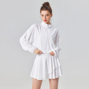 Woodpecker Badminton Suit Women Sports Set Summer New Sun Protection Jacket Tennis Skirt Running Fitness Yoga