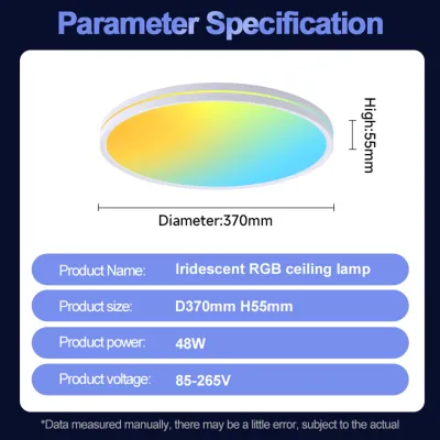 Xinkunlong Skylight Ceiling Light Sunset Evening Glow RGB Colorful LED Warm and Bedroom Light