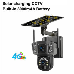 🔥Free Shipping🔥V380 PRO 8F CCTV Camera Outdoor waterproof Equipped with a solar powered camera Full Color Night Vision Mobile Detection Voice Intercom IP Camera Equipped with a solar powered camera