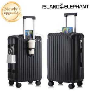 ISLAND ELEPHANT 20/24 inch Suitcase Lightweight Carry Luggage ABS+PC Material
