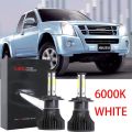 ชุดหลอดไฟหน้าฮาโลเจน LED 6000K แบบเปลี่ยน สําหรับ Isuzu Dmax 1st Gen ปี 2005-2013 2006 2007 2008 2009 2010 รับประกัน 10 เดือน. 