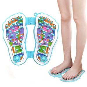 FGJHD Women Men Sturdy Durable Acupuncture Therapy Toe Pressure Foot Stone Pain Reliever Trigger Point  Tool Foot Massage Pad Plantar Massager Reflexology Massage Mat Foot Acupressure Point Massager