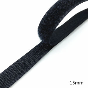 1 Pair 1 Meter (39 inches) 15mm-50mm Fastener Tape Velcros Hook and Loop Tape Cable Ties Sewing Accessories Non-Adhesive Back Nylon Fabric Tape Fastener for Bag Clothes Shoe DIY Craft