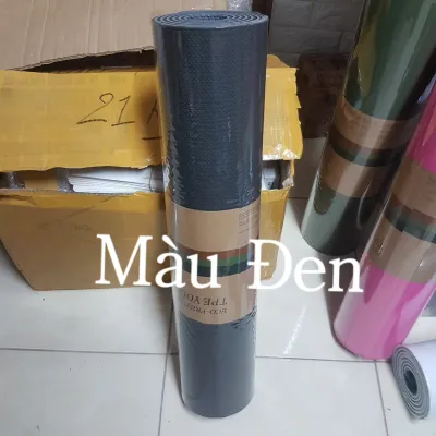 Thảm Tập Yoga Gym Thể Dục Tại Nhà TPE Chống Trượt 2 Lớp Dày 6mm Chất Liệu Cao Su Non Cao Cấp Chống Trơn Trượt