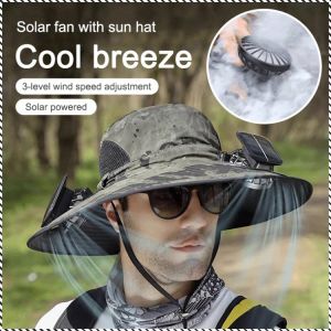 Sunscreen Cap Cooling Fishing Cap Functionality Powerful Cooling Effect Fan Cap Soft and Durable