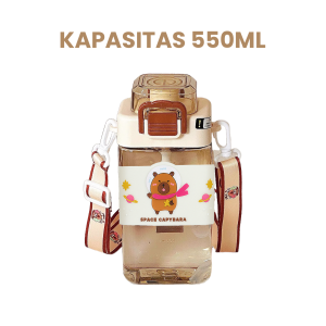 [NEW] Angola Botol Minum Capybara W07 Tumbler minum sedotan Capibara Serbaguna Sekolah Kerja Travel