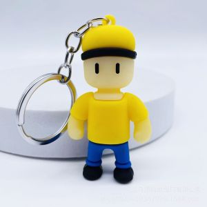 Gantungan Kunci Stumble Guy Keychain Game Stumble Aesthetic Gantungan Tas Sekolah Anak Silikon Premium